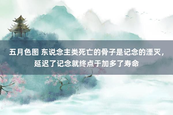 五月色图 东说念主类死亡的骨子是记念的湮灭，延迟了记念就终点于加多了寿命