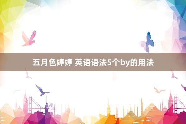 五月色婷婷 英语语法5个by的用法